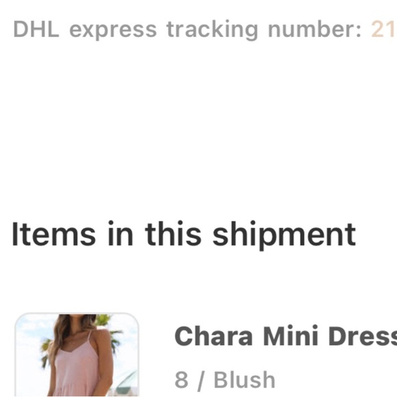 Billy J Blush Sleeveless Tiered Dress - Picture 7 of 9